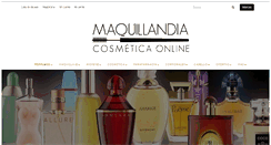 Desktop Screenshot of maquillandia.com